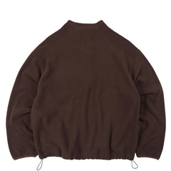 Frizmworks Mock Neck Fleece Anorak Parka Brown