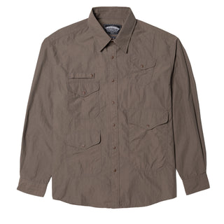Frizmworks Nylon Utility Pocket Shirt Jacket Brown - Parasol Store