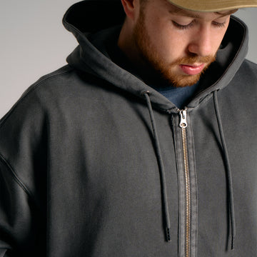 Frizmworks OG Pigment Dyeing Hood Zipup Parka Charcoal