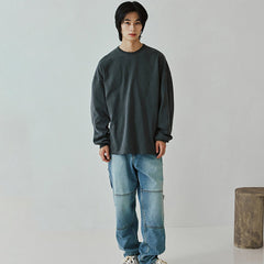 Frizmworks OG Pigment Dyeing L/S Tee Charcoal - Parasol Store