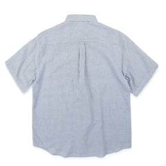 Frizmworks OG Stripe Seersucker Half Shirt Blue