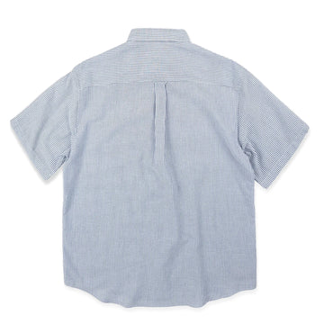 Frizmworks OG Stripe Seersucker Half Shirt Blue