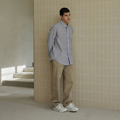 Frizmworks OG Stripe Seersucker Shirt Blue Blue - Parasol Store