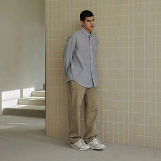 Frizmworks OG Stripe Seersucker Shirt Blue Blue - Parasol Store