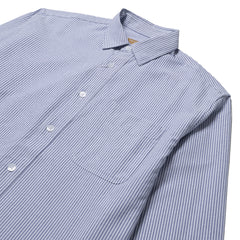 Frizmworks OG Stripe Seersucker Shirt Blue Blue - Parasol Store