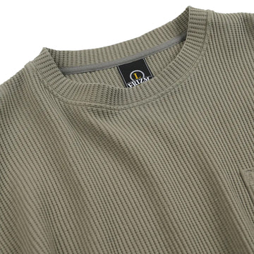 Frizmworks Oversized Waffle Pocket L/S Tee Light Olive