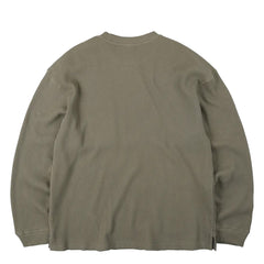 Frizmworks Oversized Waffle Pocket L/S Tee Light Olive