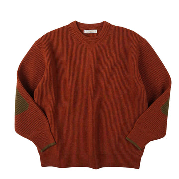 Frizmworks Patch Round Pullover Knit Brick - Parasol Store