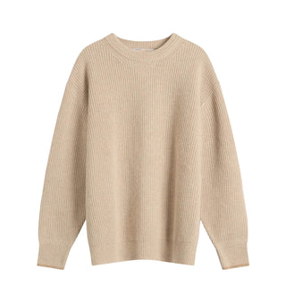 Frizmworks Patch Round Pullover Knit Oatmeal - Parasol Store