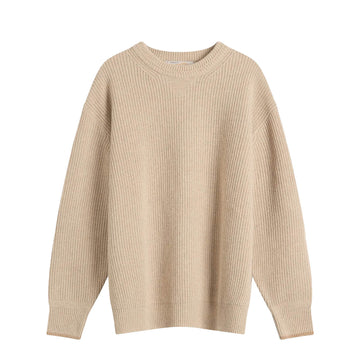 Frizmworks Patch Round Pullover Knit Oatmeal - Parasol Store