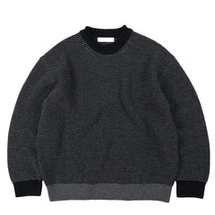 Frizmworks Rollneck Ringer Knit Black