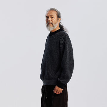 Frizmworks Rollneck Ringer Knit Black