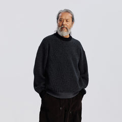 Frizmworks Rollneck Ringer Knit Black