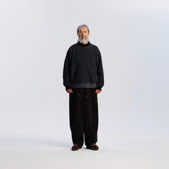 Frizmworks Rollneck Ringer Knit Black