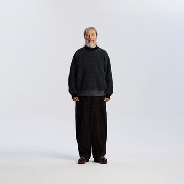 Frizmworks Rollneck Ringer Knit Black