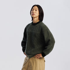 Frizmworks Rollneck Ringer Knit Olive