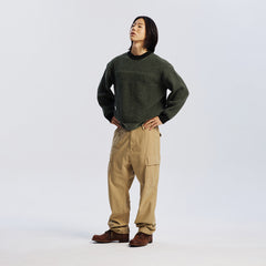 Frizmworks Rollneck Ringer Knit Olive