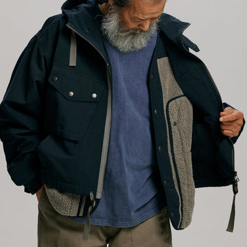 Frizmworks Smock Hooded Parka 002 Navy