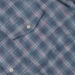 Frizmworks Uneven Check Shirt Blue