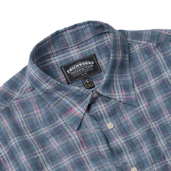 Frizmworks Uneven Check Shirt Blue
