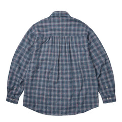 Frizmworks Uneven Check Shirt Blue