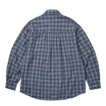 Frizmworks Uneven Check Shirt Blue