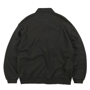 Frizmworks Vintage Dyeing Half Zip Sweat Vintage Black