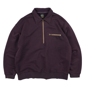 Frizmworks Vintage Dyeing Half Zip Sweat Vintage Purple