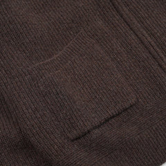 Frizmworks Wool Deck Zipup Cardigan Choco Brown