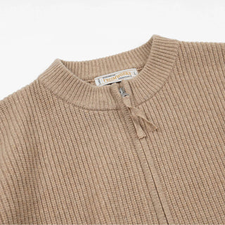 Frizmworks Wool Deck Zipup Cardigan Oatmeal - Parasol Store