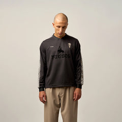 Futsol Long Sleeve Jersey Black Horse - Parasol Store
