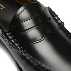 G.H.Bass Womens Bass Weejun Penny Loafer Black Leather - Parasol Store