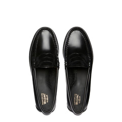 G.H.Bass Womens Bass Weejun Penny Loafer Black Leather - Parasol Store