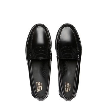 G.H.Bass Womens Bass Weejun Penny Loafer Black Leather