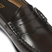 G.H.Bass Womens Bass Weejun Penny Loafer Chocolate Leather - Parasol Store