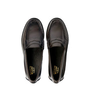 G.H.Bass Womens Bass Weejun Penny Loafer Chocolate Leather - Parasol Store