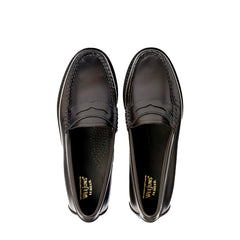 G.H.Bass Womens Bass Weejun Penny Loafer Chocolate Leather - Parasol Store