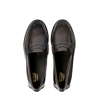 G.H.Bass Womens Bass Weejun Penny Loafer Chocolate Leather - Parasol Store