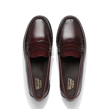 G.H.Bass Womens Weejuns 90s Penny Loafers Wine Leather - Parasol Store