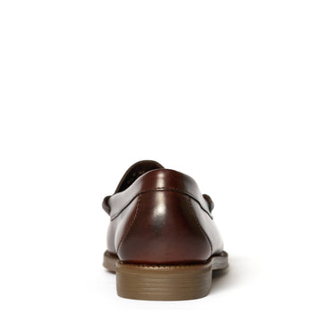 G.H Bass Easy Weejun Larson Pull Up Chocolate Leather - Parasol Store