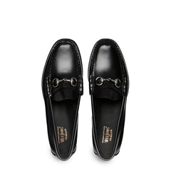 G.H Bass Easy Weejun Lincoln Moc Black Leather - Parasol Store
