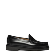 G.H Bass Weejun Step Larson Moc Penny Black Leather - Parasol Store