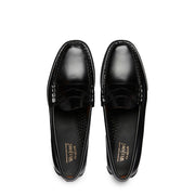 G.H Bass Weejun Step Larson Moc Penny Black Leather - Parasol Store
