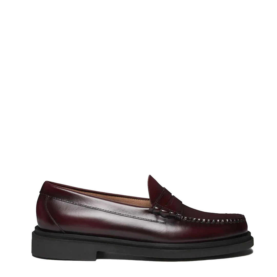 G.H Bass Weejun Step Larson Moc Penny Wine Leather - Parasol Store