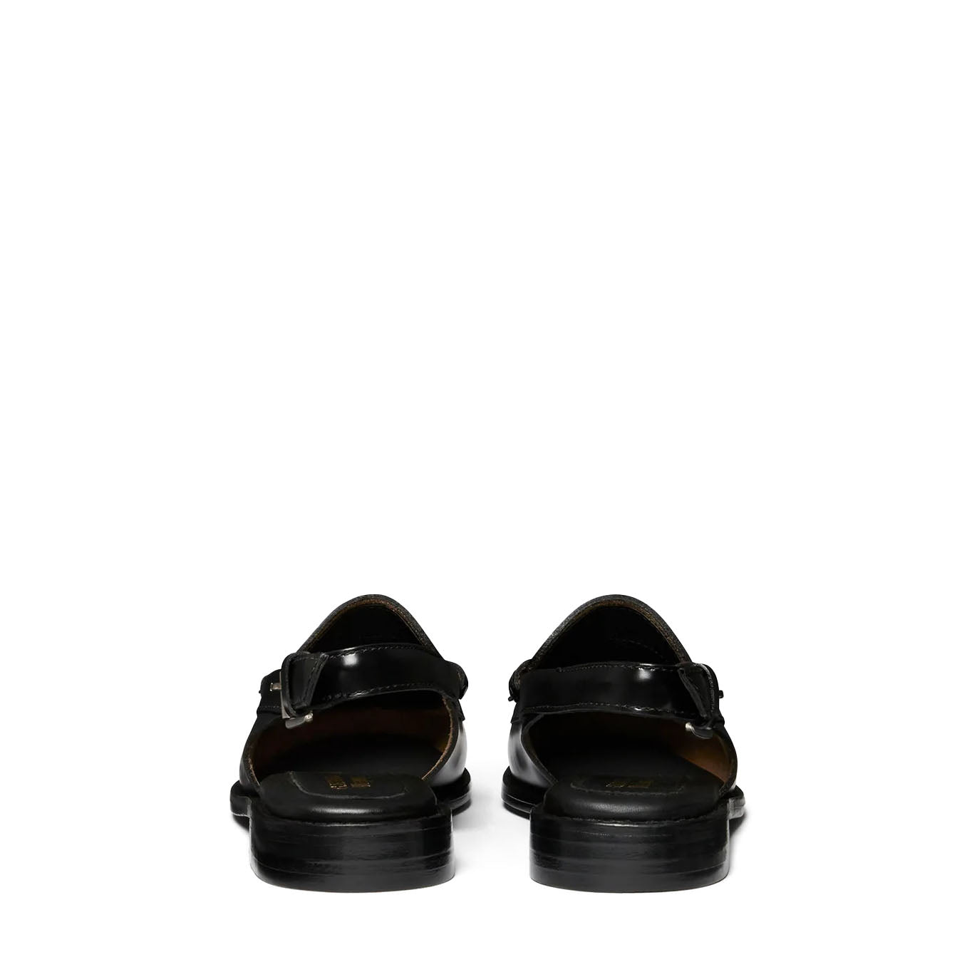 G.H Bass Womens Weejun Penny Sling Black Leather - Parasol Store