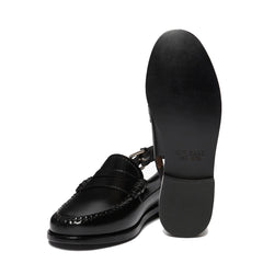 G.H Bass Womens Weejun Penny Sling Black Leather - Parasol Store