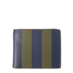 Caroline Gardner Billfold Wallet Blue / Green Stripe