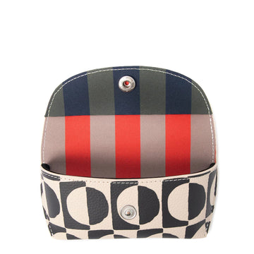 Caroline Gardner Glasses Case Mono Geo Circles