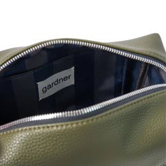 Caroline Gardner Khaki Wash Bag