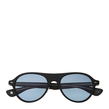 Garrett Leight Lady Eckhart 50 Sunglasses Matte Black/Pacifica Garrett Leight